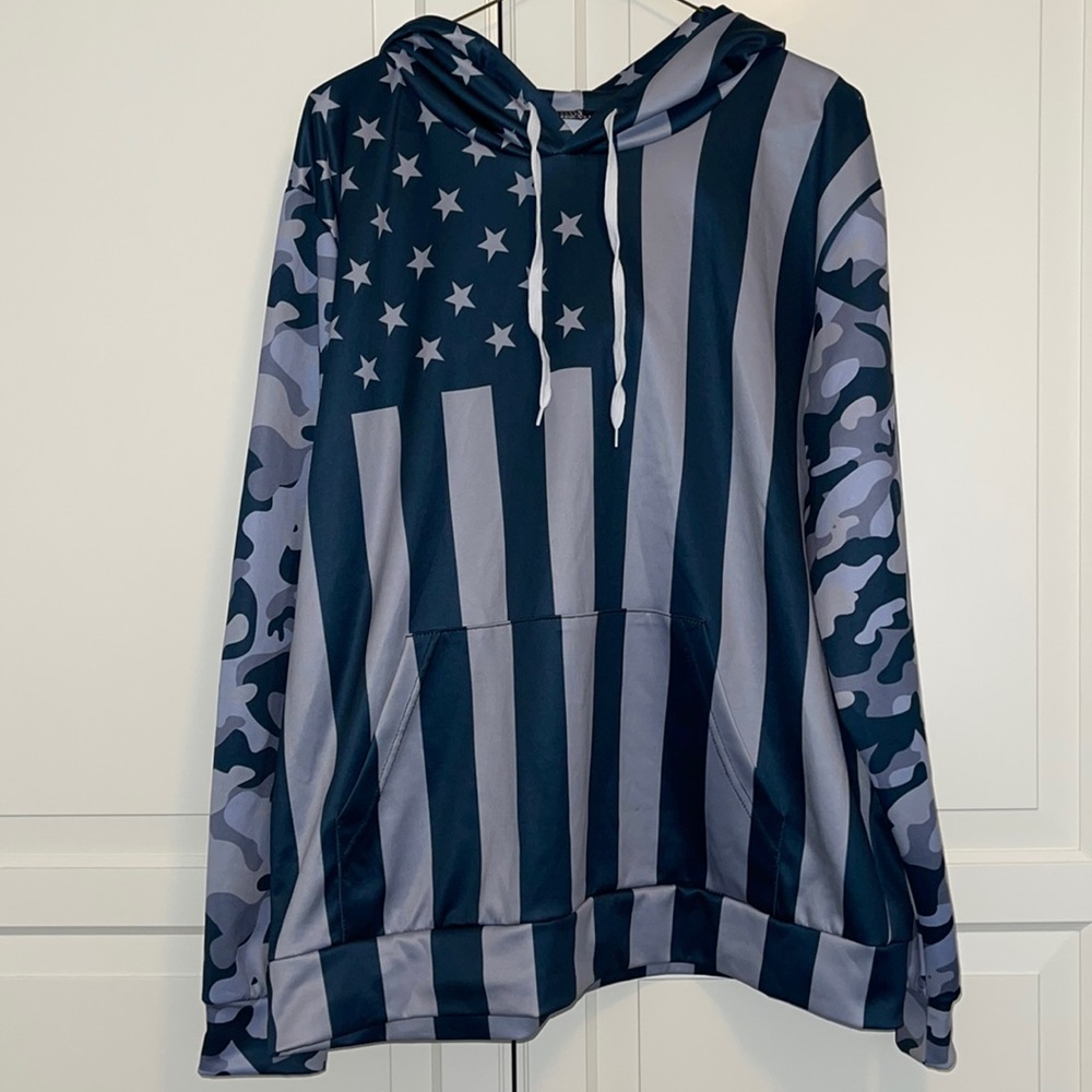American Flag Camo Hoodie